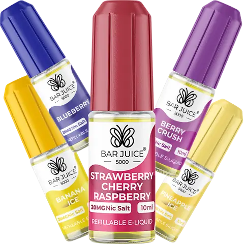 Bar Juice 5000 Nic Salts 10ml - 4 for £12
