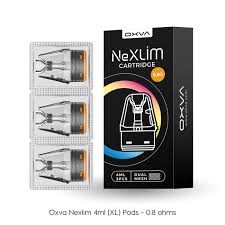 NeXlim Cartridge 4ml 3pcs dual mesh 0.8