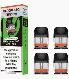 4x Vaporesso XROS Series 0.6 MESH POD